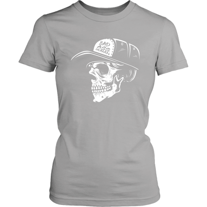BAD ASS HUMAN SKULLCAP WOMEN TSHIRT