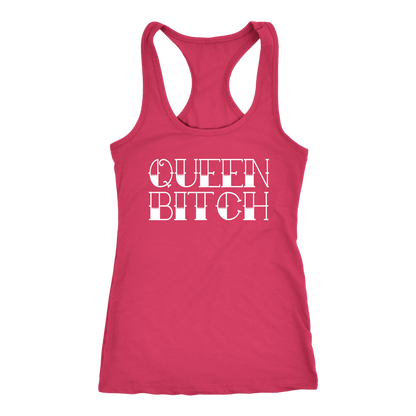 QUEEN BITCH TATTOO TYPE RACERBACK TANK