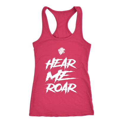 HEAR ME ROAR RACERBACK TANK