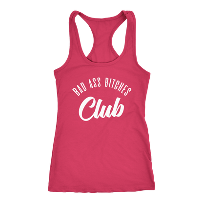 BAD ASS BITCHES CLUB RACERBACK TANK