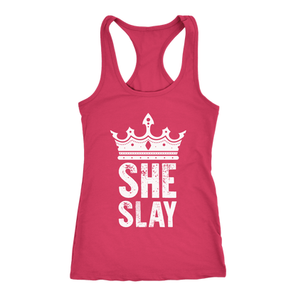 SHE SLAY RACERBACK TANK