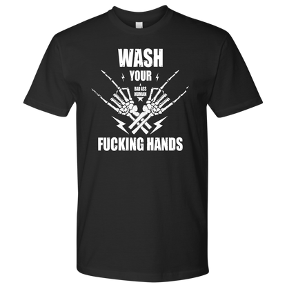 WASH YOUR ROCK HANDS TSHIRT