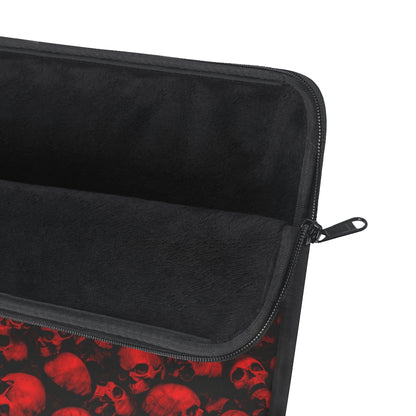 GRUMPY ASS GUYS CLUB RED SKULL Laptop Sleeve