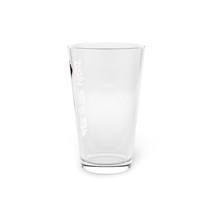 HATE IS THE VIRUS PINT GLASS