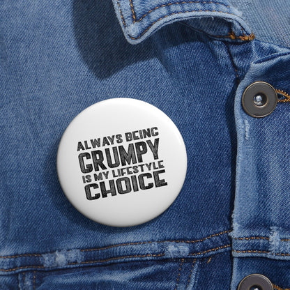 GRUMPY LIFESTYLE Pin Buttons