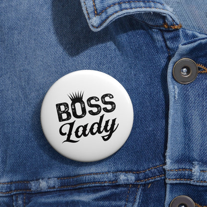 BOSS LADY Pin Buttons
