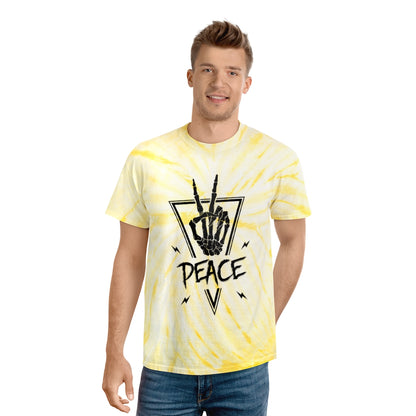 PEACE OUT Tie-Dye Tee / Cyclone