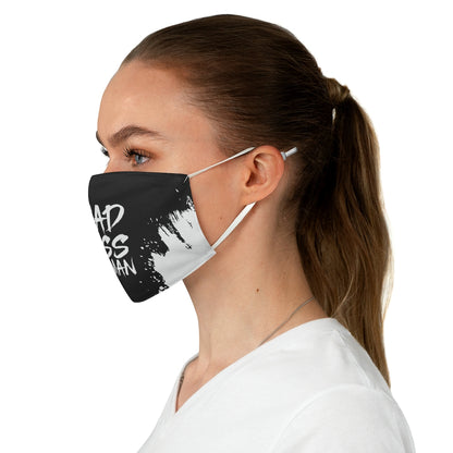 BAD ASS HUMAN OG Fabric Face Mask