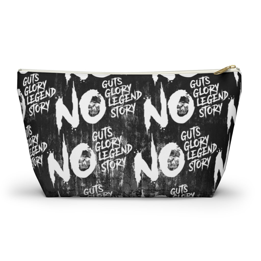 NO GUTS NO GLORY Accessory Pouch w T-bottom