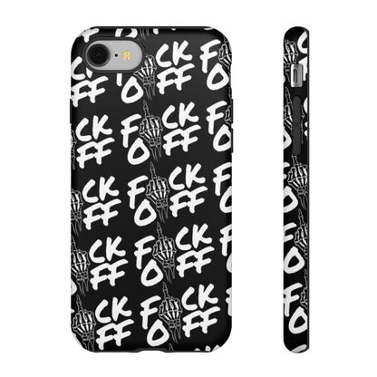 F*CK OFF BLACK Tough Case