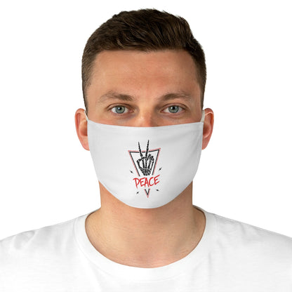 PEACE OUT Fabric Face Mask
