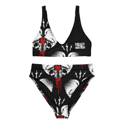 CREATE DESTROY Recycled High-Waisted Bikini