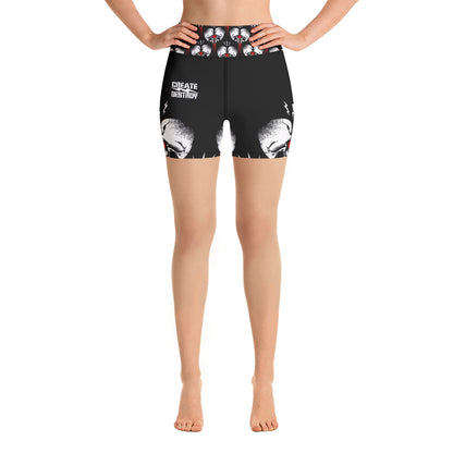 CREATE DESTROY Yoga Shorts