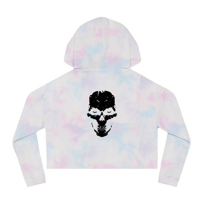 DO NOT TOUCH Cropped Hooded Sweatshirt
