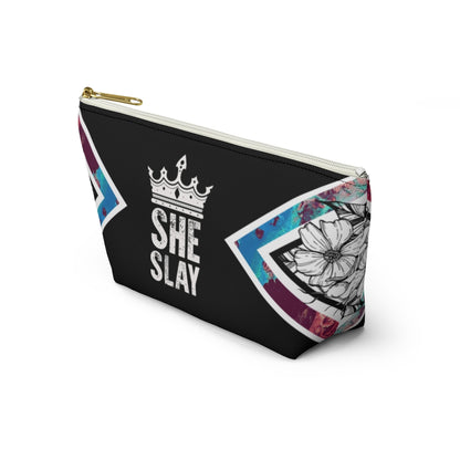 SHE SLAY Accessory Pouch w T-bottom