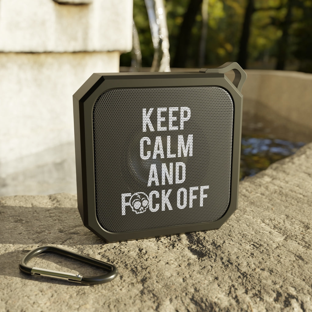 KEEP CALM AND F*CK OFF Blackwater Outdoor Bluetooth Speaker