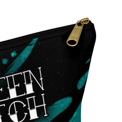 QUEEN BITCH TATTOO TITLE GRAFFITI Accessory Pouch