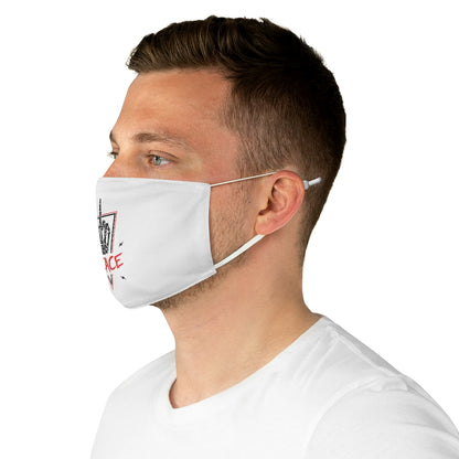 PEACE OUT Fabric Face Mask