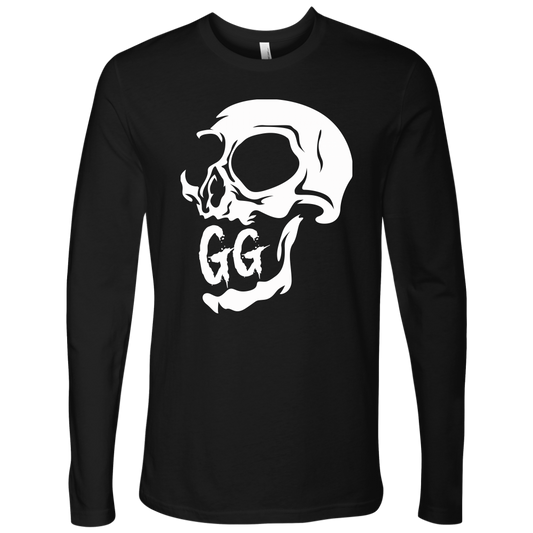 GRUMPY GUY CREEPY SKULL LONG SLEEVE