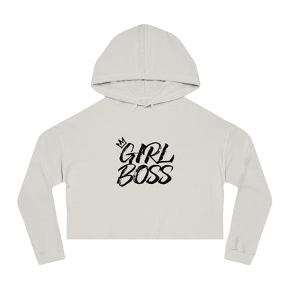 GIRL BOSS Cropped Hooded Sweatshirt