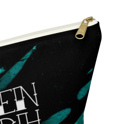 QUEEN BITCH TATTOO TITLE GRAFFITI Accessory Pouch