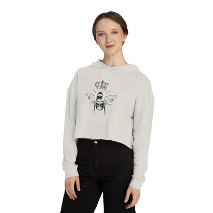 QB CLASSY QUEEN BEE Cropped Hooded Sweatshirt