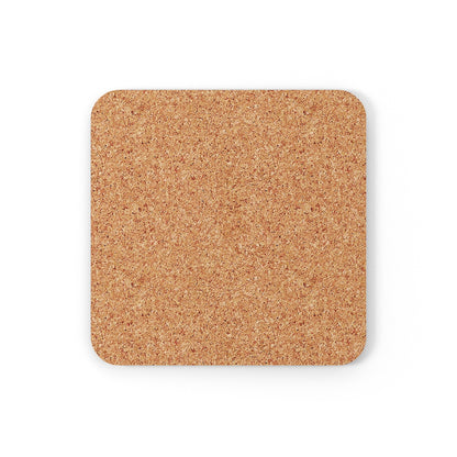 GRUMPY ASS GUYS CLUB RED SKULL Corkwood Coaster Set
