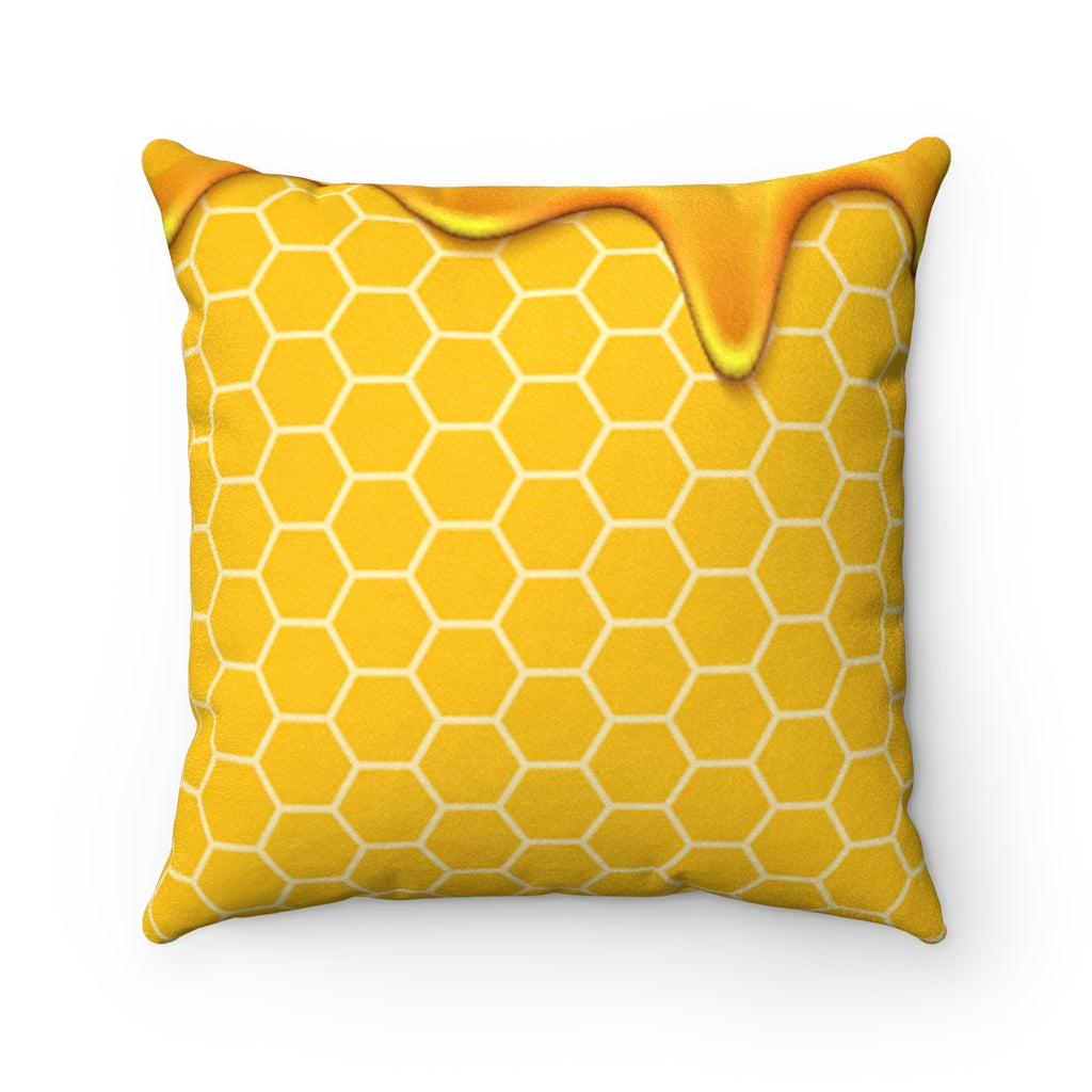 QB CLASSY QUEEN BEE Faux Suede Square Pillow