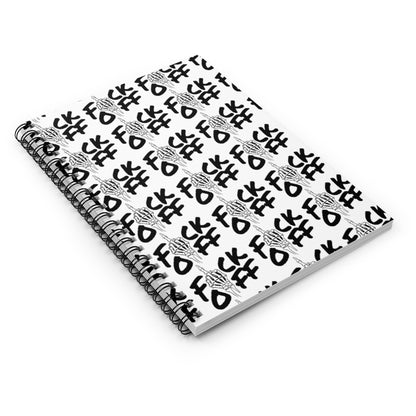 F*CK OFF Spiral Notebook - Ruled Line