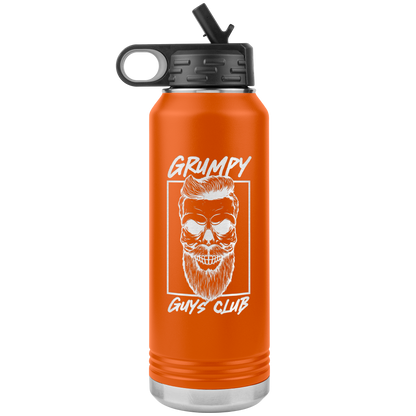 GRUMPY GUYS CLUB SKULL 32 OZ WATER BOTTLE