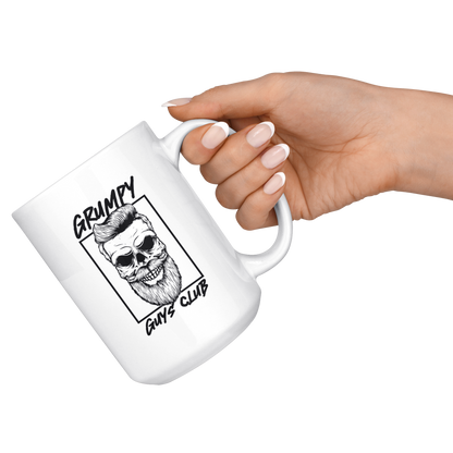 GRUMPY GUYS CLUB SKULL MUG