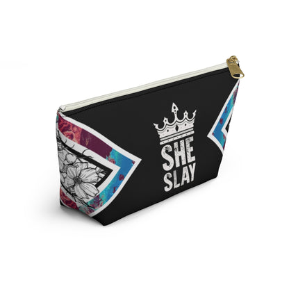 SHE SLAY Accessory Pouch w T-bottom