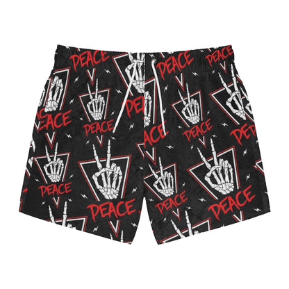 PEACE OUT Swim Trunks