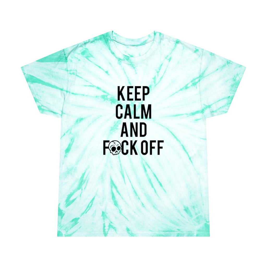 KEEP CALM AND F*CK OFF Tie-Dye Tee / Cyclone