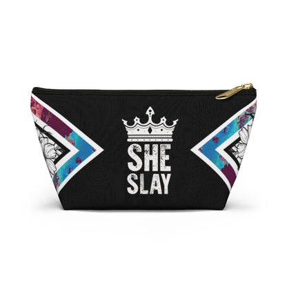 SHE SLAY Accessory Pouch w T-bottom