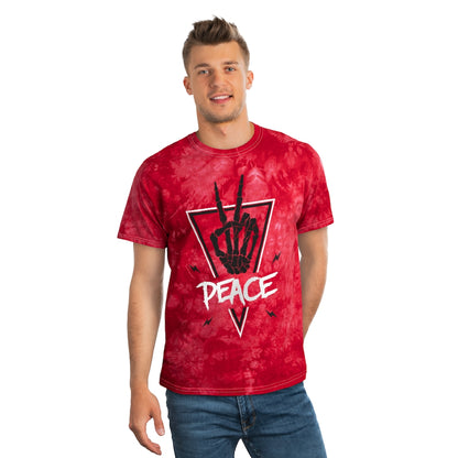 PEACE OUT Tie-Dye Tee