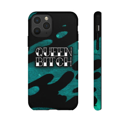 QUEEN BITCH TITLE GRAFFITI Tough Phone Case