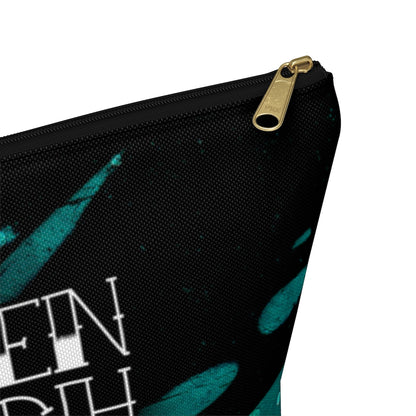 QUEEN BITCH TATTOO TITLE GRAFFITI Accessory Pouch