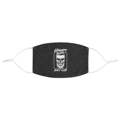 GRUMPY GUYS CLUB SKULL Fabric Face Mask