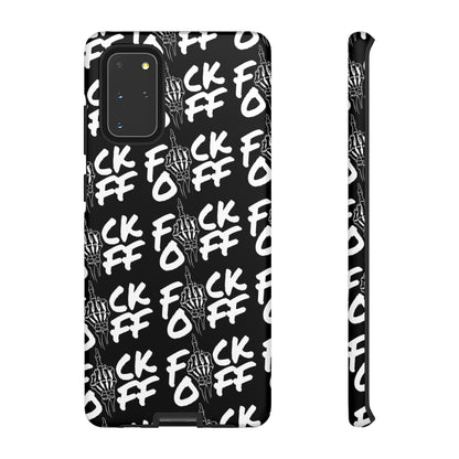 F*CK OFF BLACK Tough Case