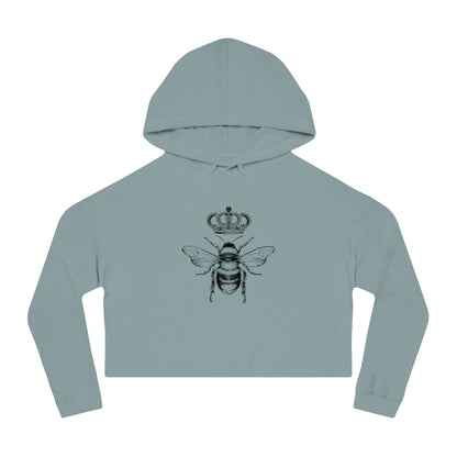 QB CLASSY QUEEN BEE Cropped Hooded Sweatshirt