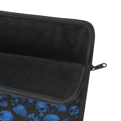 GRUMPY ASS GUYS CLUB BLUE SKULL Laptop Sleeve