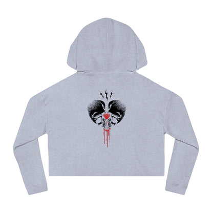 CREATE DESTROY Cropped Hooded Sweatshirt