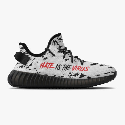 HATE IS THE VIRUS Trendy Mesh Knit Sneakers