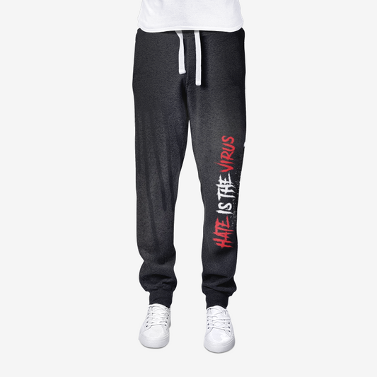 HATE IS THE VIRUS DRIP Men Jogger Sweatpants