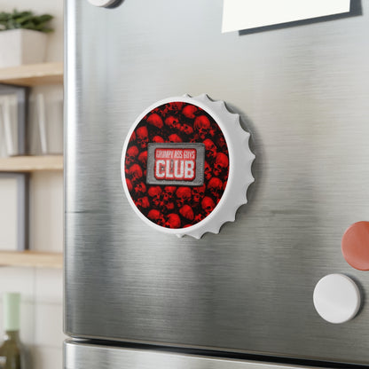 GRUMPY ASS GUYS CLUB RED SKULL Bottle Opener