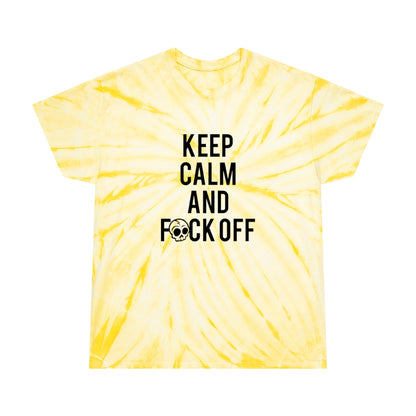 KEEP CALM AND F*CK OFF Tie-Dye Tee / Cyclone