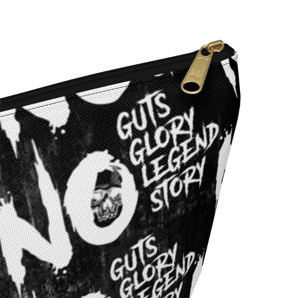 NO GUTS NO GLORY Accessory Pouch w T-bottom