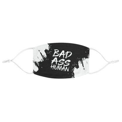 BAD ASS HUMAN OG Fabric Face Mask