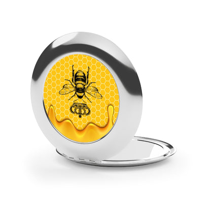 QB CLASSY QUEEN BEE Compact Travel Mirror